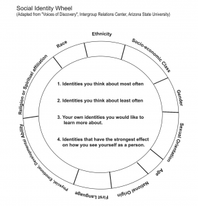 social identity wheel